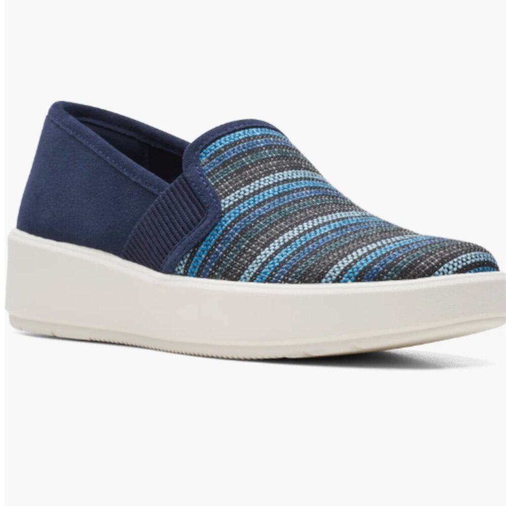 Clarks Layton Petal Slip-On Platform Sneaker NWT